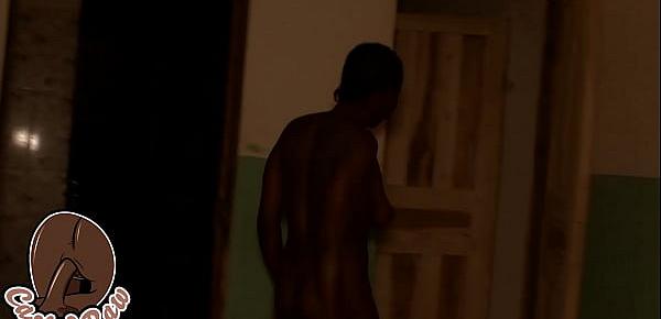  big dick naija boy peeps and fuck a sexy NEIGHBOURHOOD MILF